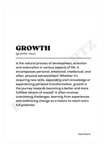 Growth Halo Quartz